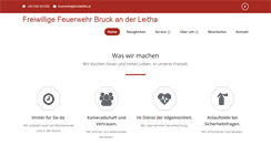 Desktop Screenshot of feuerwehr-bruckleitha.at